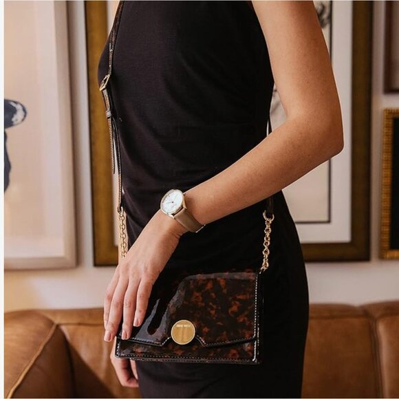 Nine West Women's Tan Gold Tone Strap Watch NEW - Picture 10 of 10